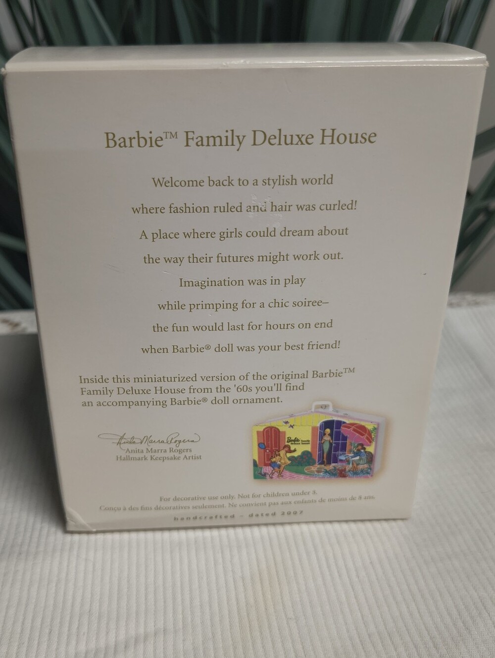 2007 Mattel Hallmark Keepsake Barbie Family Deluxe House New In Box 1960s Home - Picture 3 of 7